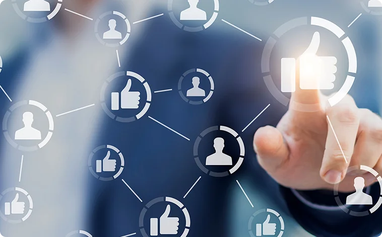 Connection Like People Dots